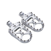 Hopider front view wide foot pegs showing broad platform and improved stability