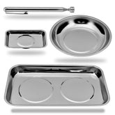HORUSDY front view set on workbench showing organized metal parts and tidy workspace