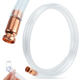 HORUSDY front view of siphon pump showing durable construction and quick setup