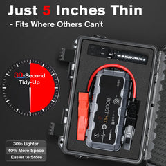 HOSOCASE close-up of EVA foam cutouts offering shock-absorbing protection