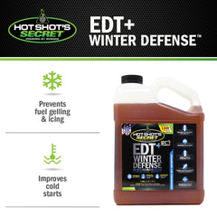 Hot Shot's Secret being poured into a fuel can for easy tank treatment and accurate dosing
