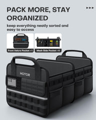 HOTOR folded flat for compact storage and easy stowing benefit
