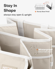 HOTOR reinforced base panel detail, prevents sagging under heavy loads
