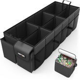 HOTOR front view showing compartments and tidy trunk organization benefit