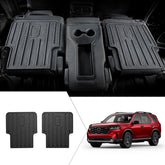 HOUCLEMIC front view of backrest mat shows full coverage and clean fit