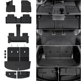 HOUCLEMIC front row mats installed showing precise fit and full protection