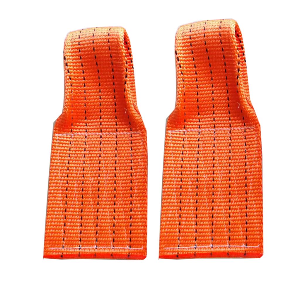 Houshan front view pull strap showing shape and soft surface protecting paint