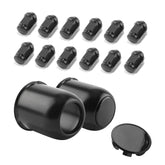 HowioZil front view of center caps and lug nut kit showing clean finish and protection
