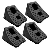 HOXWELL front view of four-pack chocks showing compact set and storage benefit