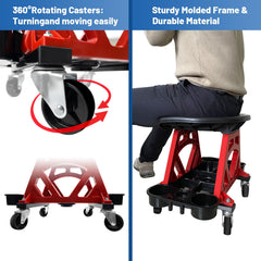 HOXWELL side profile loaded with tools demonstrating tray capacity