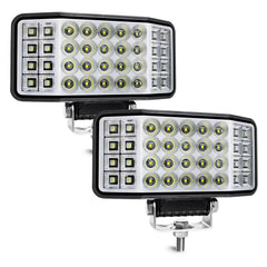 HOZILIFE front view of two 6 inch pods showing compact housing and mounting ease