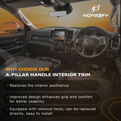 HQPASFY installed on driver side offering ergonomic support benefit