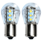 HQRP front packaging showing two BA15S LED bulbs and benefits