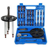 HQSSWUCH front packaging of 21-in-1 puller set showing contents and portability benefit