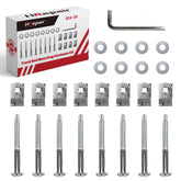 HRepair front box packaging showing complete bed bolt kit and contents benefit quick replacement