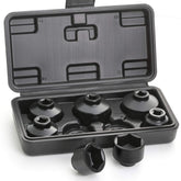 Hromee front view of complete socket set and case, organizes tools efficiently