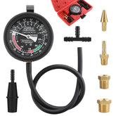 Hromee gauge front face showing clear color-coded reading and durability