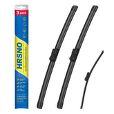 HRSNO front packaging for VW ID.4 wiper set showing contents and fitment benefit