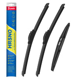 HRSNO blades installed on Outlander windshield for improved visibility