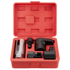 HTOMT front packaging closed with compact case for easy transport