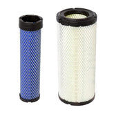 HTWORK air filter kit front view showing both elements for quick identification and fit