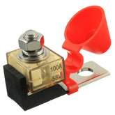 HUAREW front view showing compact fuse holder and insulating cap for safe installation