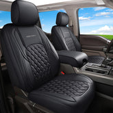 Huidasource front seat covers installed showing upgraded look and durable protection