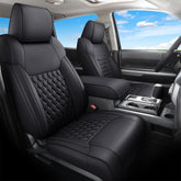 Huidasource front seat covers installed offering complete protection and upgraded look