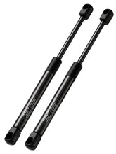 HUOPO front view of 12 inch gas struts showing packaging and contents, quick replacement benefit