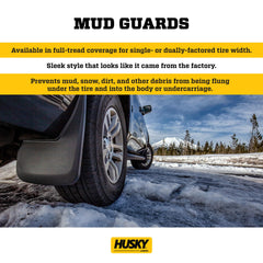 Husky Liners close-up texture showing impact-resistant thermoplastic durability