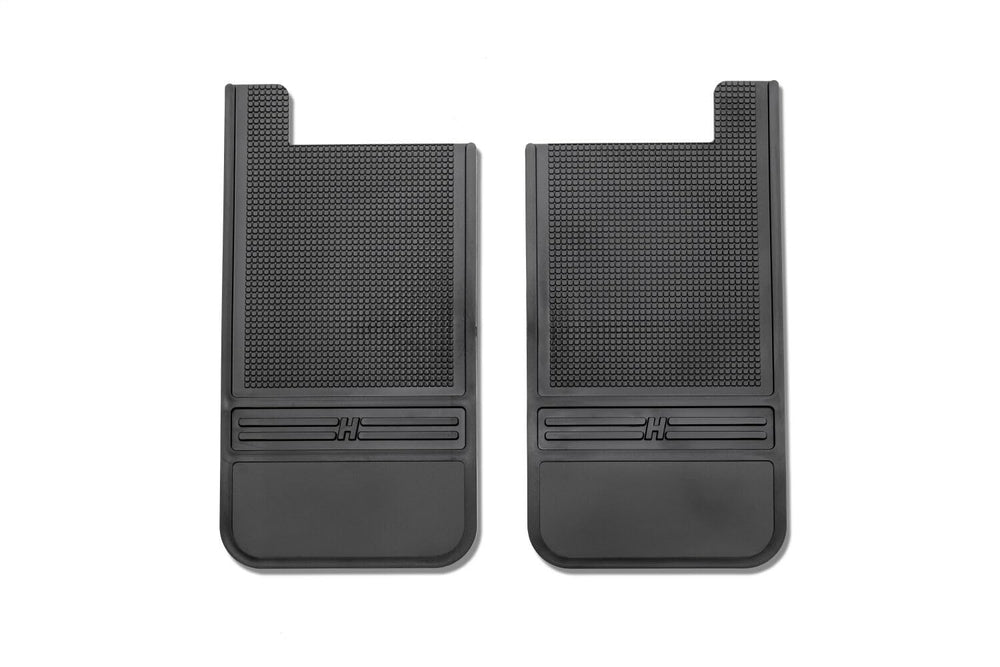 Husky Liners front packaging showing mud flaps and benefits