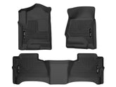Husky Liners front row overhead view showing precise fit and coverage