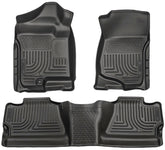 Husky Liners front row mats showing full coverage and protection