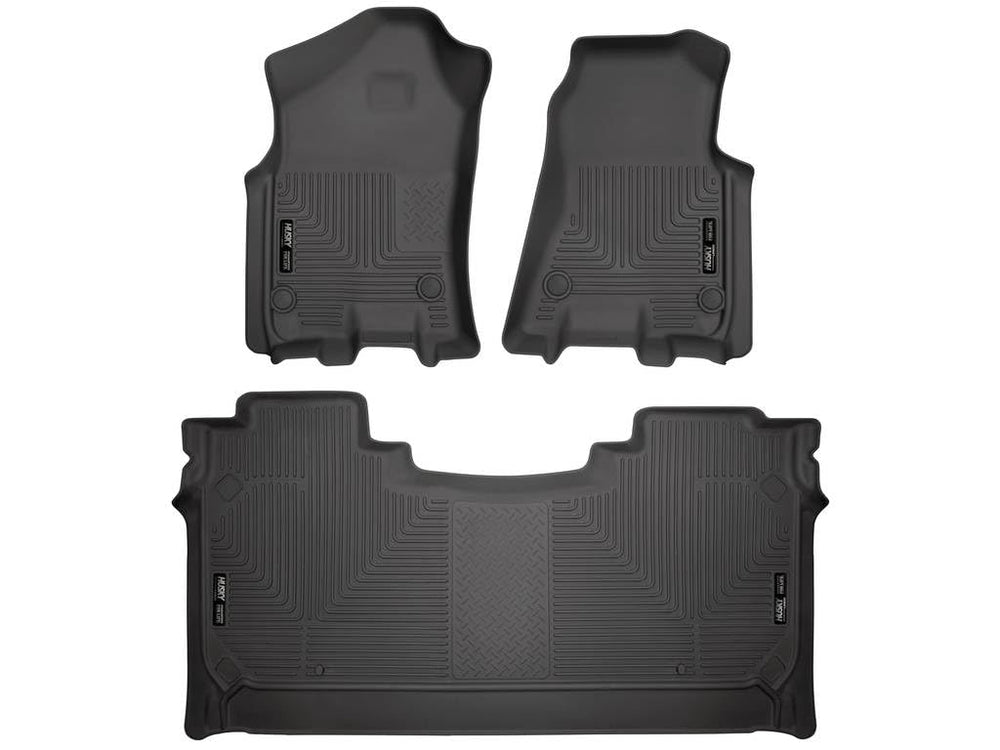Husky Liners front driver mat showing precise fit and protection