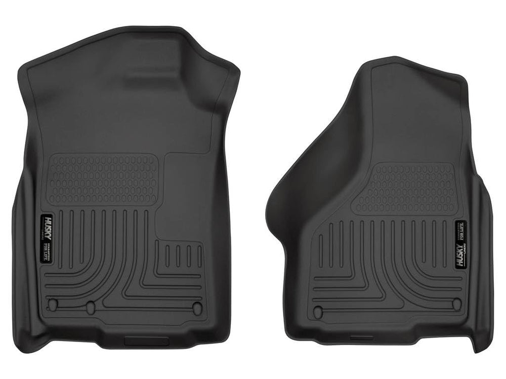 Husky Liners packaging showing WeatherBeater front liners and fit details