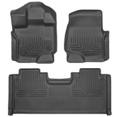 Husky Liners front mat view showing precise fit and superior coverage