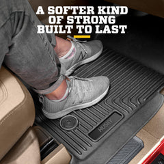 Husky Liners underside StayPut nibs preventing mat movement and slipping