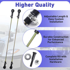 HUTUDAN linkage rod installed on truck suspension restoring correct ride height