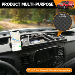 HUYINPJ mounted with phone in landscape for improved navigation visibility