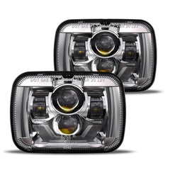HWSTAR front view showing complete headlight pair and plug-and-play benefit
