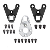 HY-SPEED front view of three pin wrenches showing included sizes and benefit of correct fit