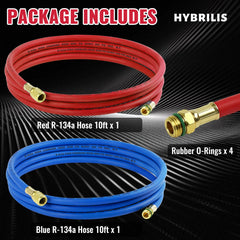 Hybrilis close-up of 14mm male and 1/2 inch ACME female fitting, secure leak-resistant connection