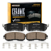 HYFTJYZ front view of brake pads showing fit and shape for easy identification and fitment
