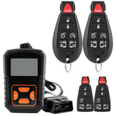 HYMOLKYE front view of two remotes showing correct fit and quick replacement