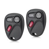 HYMOLKYE front view of two 3-button key fobs showing ready replacement benefit