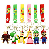 HYOIIO front packaging showing six Mario keychains for collectible display
