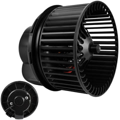 HYR front view of blower motor showing mounting flange and benefit of easy replacement