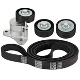 HYR serpentine kit front packaging showing kit contents and fitment benefit