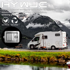 HYWJC gasket and rear view illustrating waterproof sealing and hardware