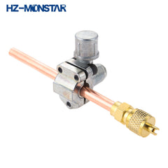 HZ-MONSTAR piercing valve close-up showing threads and durable finish